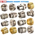 Brass Tube Plumbing Hose Compression Pipe Fittings